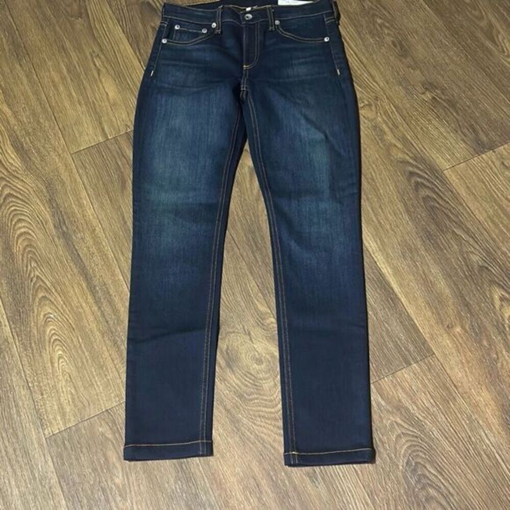 Rag & Bone Womens Blue‎ Mid Rise Cate Skinny Ankle Denim Jeans Size 26